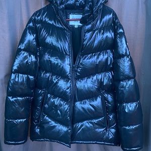 Black Water/Wind Resistant Guess Puffer Jacket